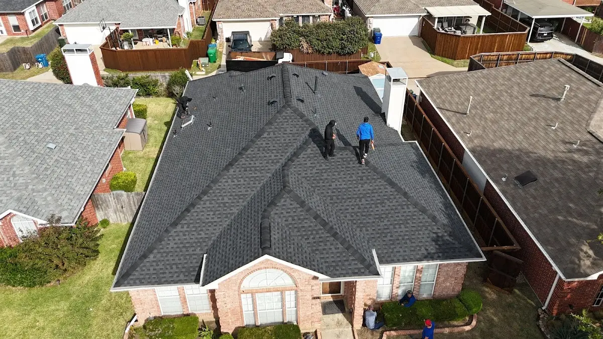 Commercial Roofing work in progress on a Myrtle Beach property
